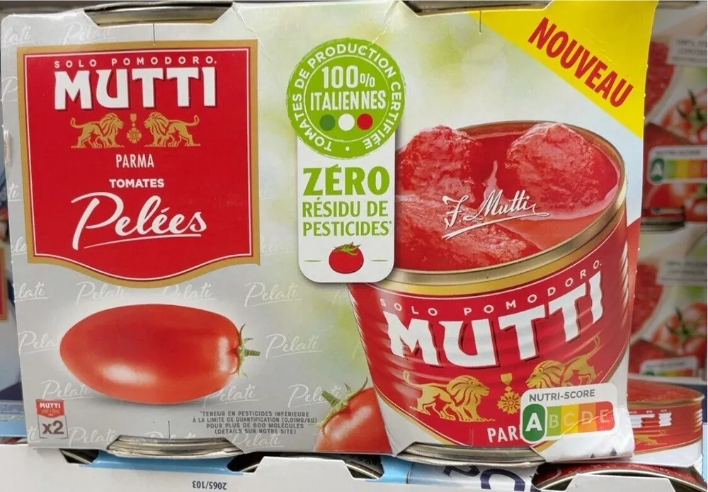Tomates pelees