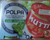 Pulpe tomates concassées fines au basilic