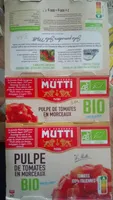 Pulpe de tomates en morceaux