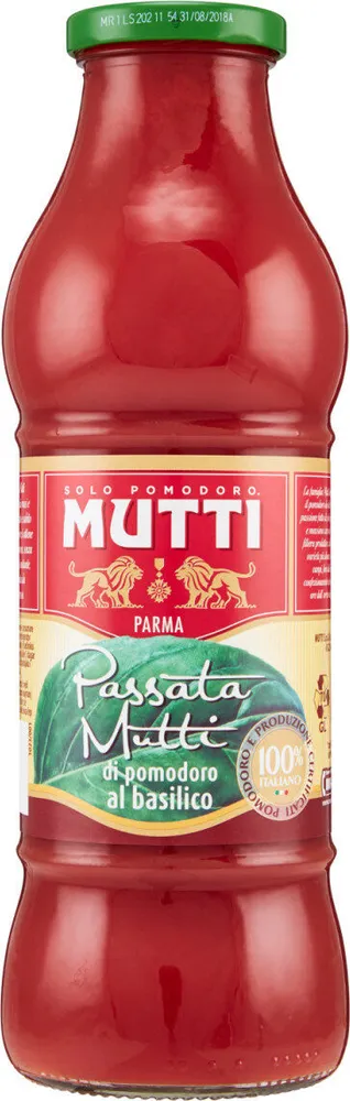 Passata di pomodoro al basilico