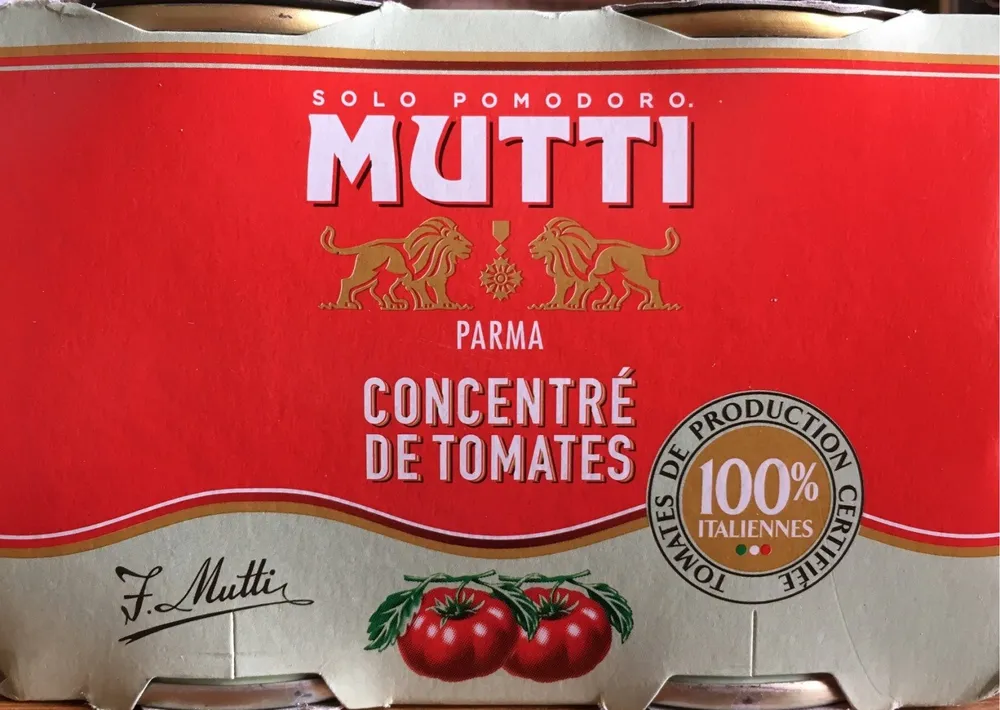Mutti Double Concentrated Tomato Paste 2 x
