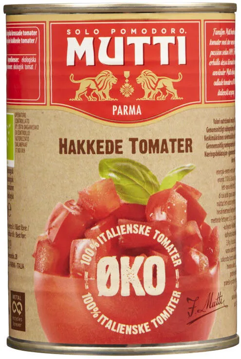 Tomater Hakkede Økologisk 400g Mutti