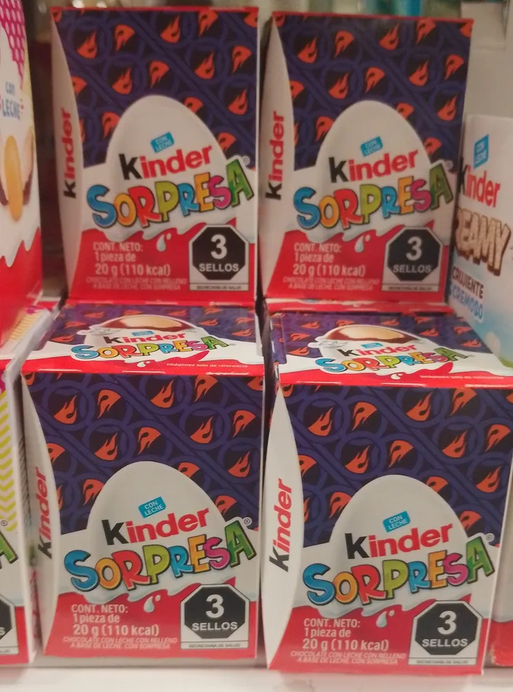 chocolate kínder sorpresa