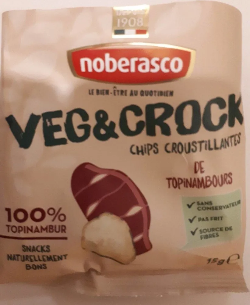Chips croustillantes de topinambours