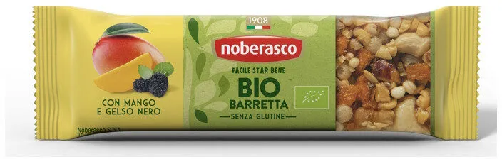 Barrette bio senza glutine con mango