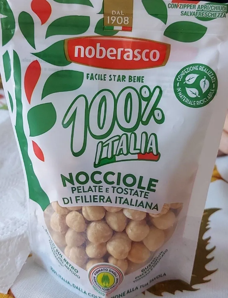 Nocciole pelate e tostate di filiera italiana