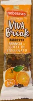 Viva break barretta arancia e gocce di cioccolato
