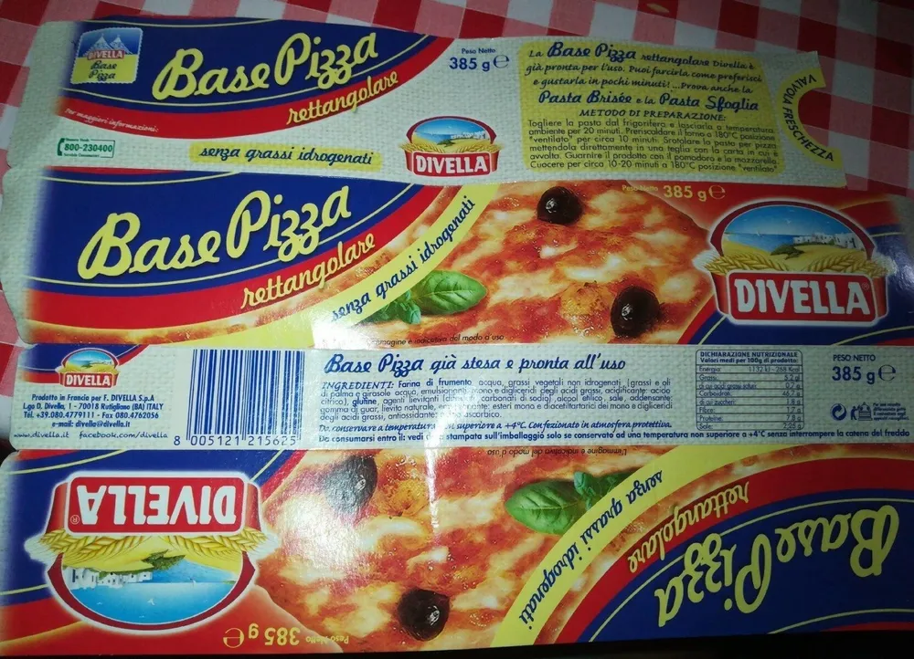 Base pizza