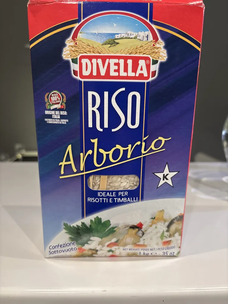 DIVELLA Arroz Arbório Divella Italiano