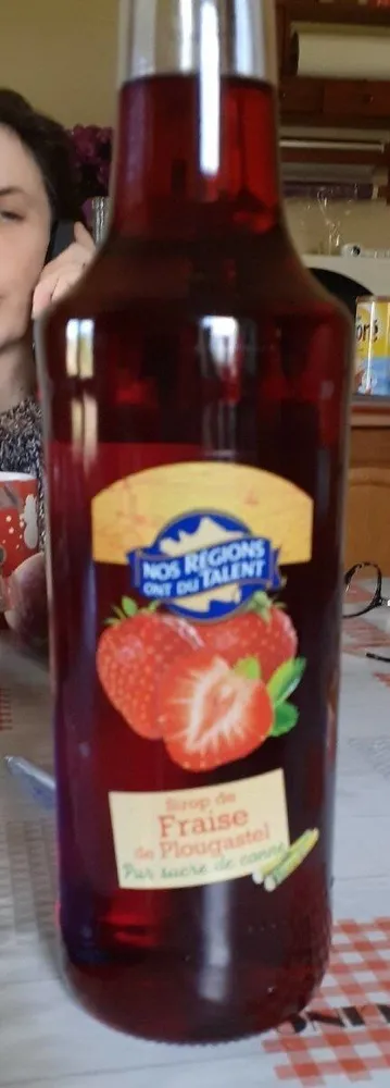 Sirop de fraise de plougastel