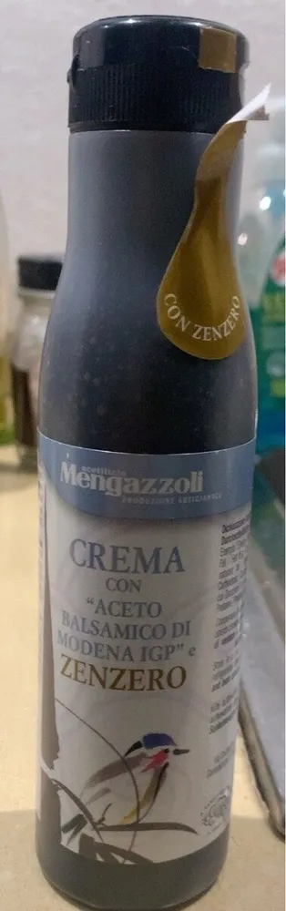 Crema con aveto balsamivo di modenaigp e zenzero