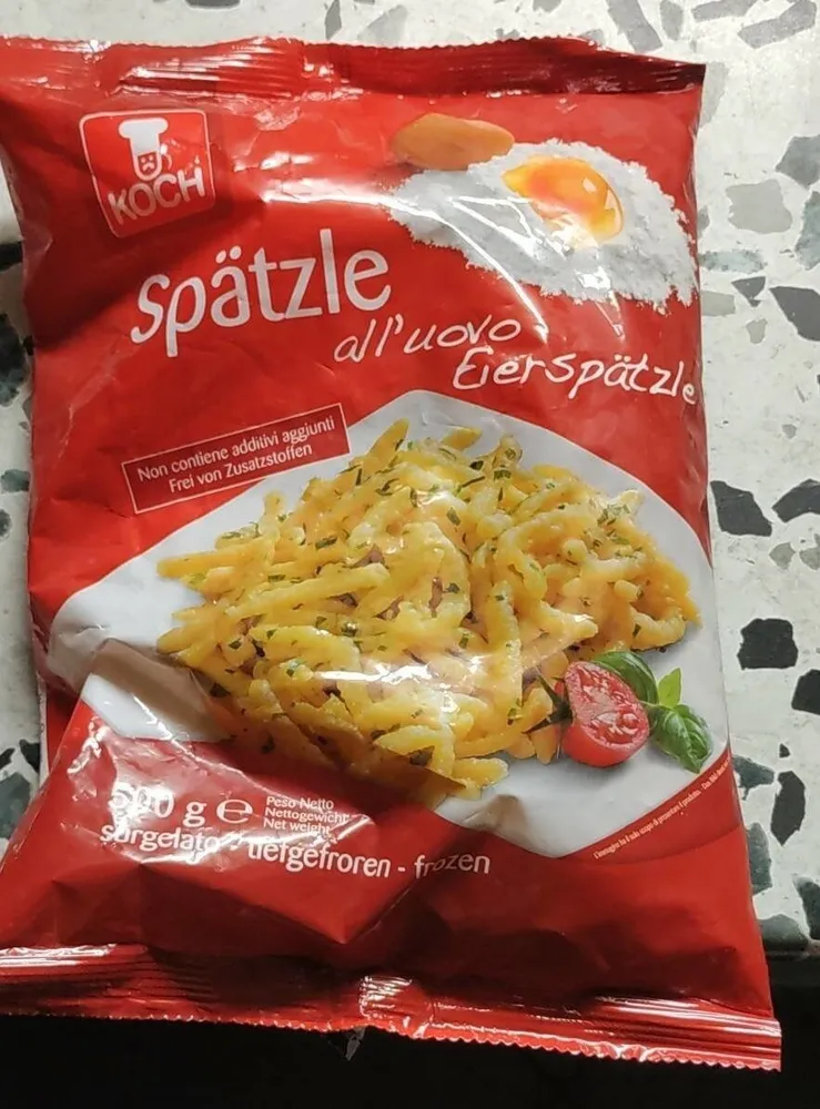 Spätzle all'uovo