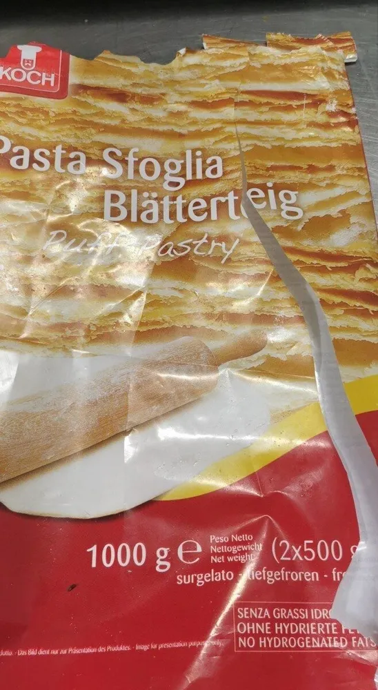 Pasta sfoglia blatterteig
