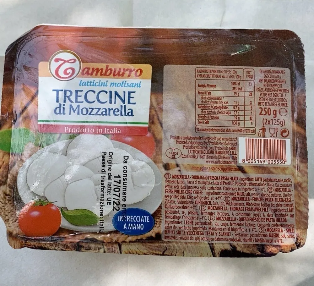 Trccine di mozzarella