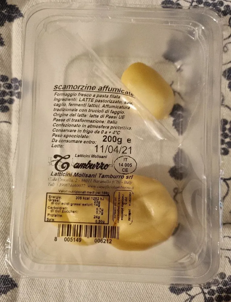 Scamorzine affumicate