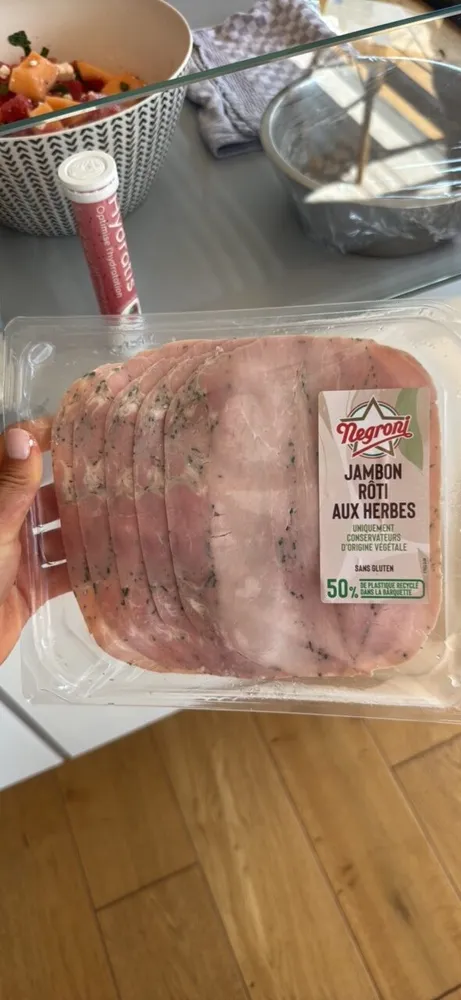 Jambon rôti aux herbes
