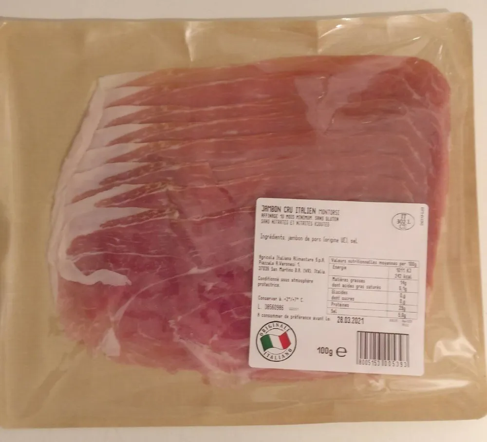 Jambon cru italien