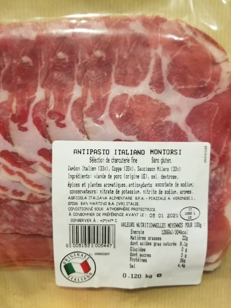 Antipasti italiano Montorsi