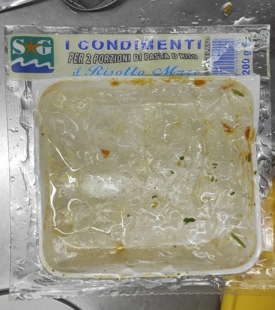 I condimenti risotto di mare