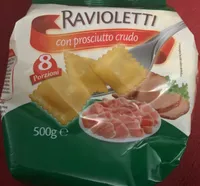 Ravioletti con prosciutto crudo