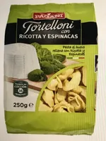 Tortellini con ricotta y espinacas