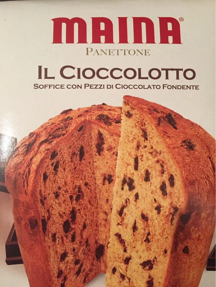 Panettone -  Moelleux avec des morceaux de chocolat noir