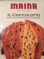 Panettone -  Moelleux avec des morceaux de chocolat noir