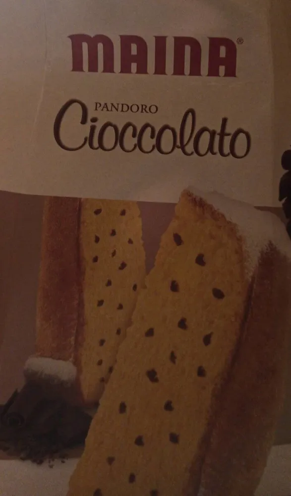 Pandoro con cioccolato