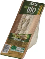 Sandwich bio pollo e carciofi con salsa di riso