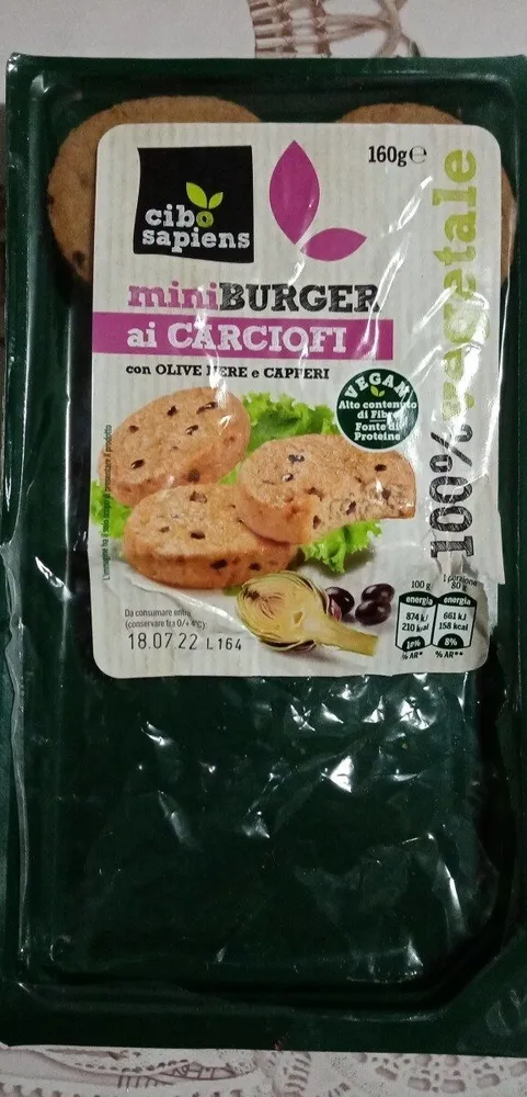 Mini Burger ai carciofi