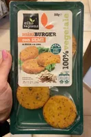 mini burger con semi di zucca e lino