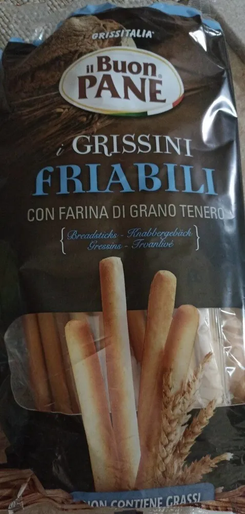 I GRISSINI friabili con farina di grano tenero