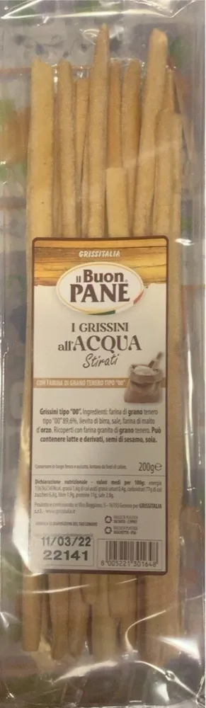 I GRISSINI all’ACQUA Stirati