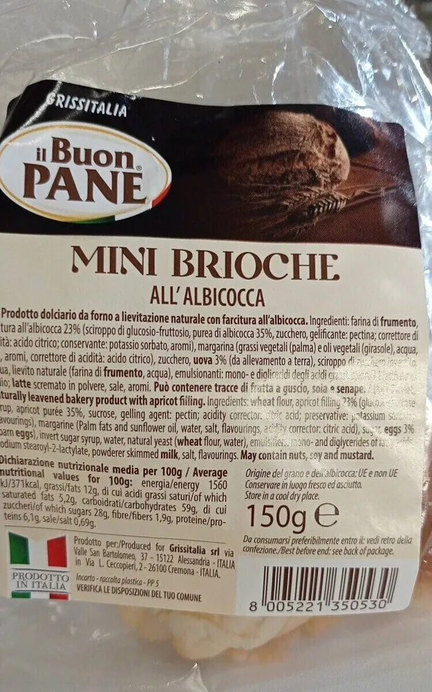 Mini Brioche all'albicocca