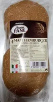 4 Maxi Hamburgher con semi di sesamo