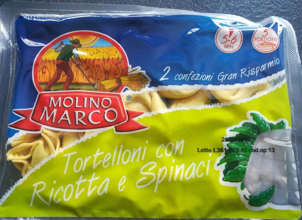 Tortelloni ricotta et épinards