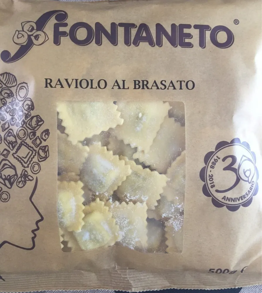Raviolo al brasato