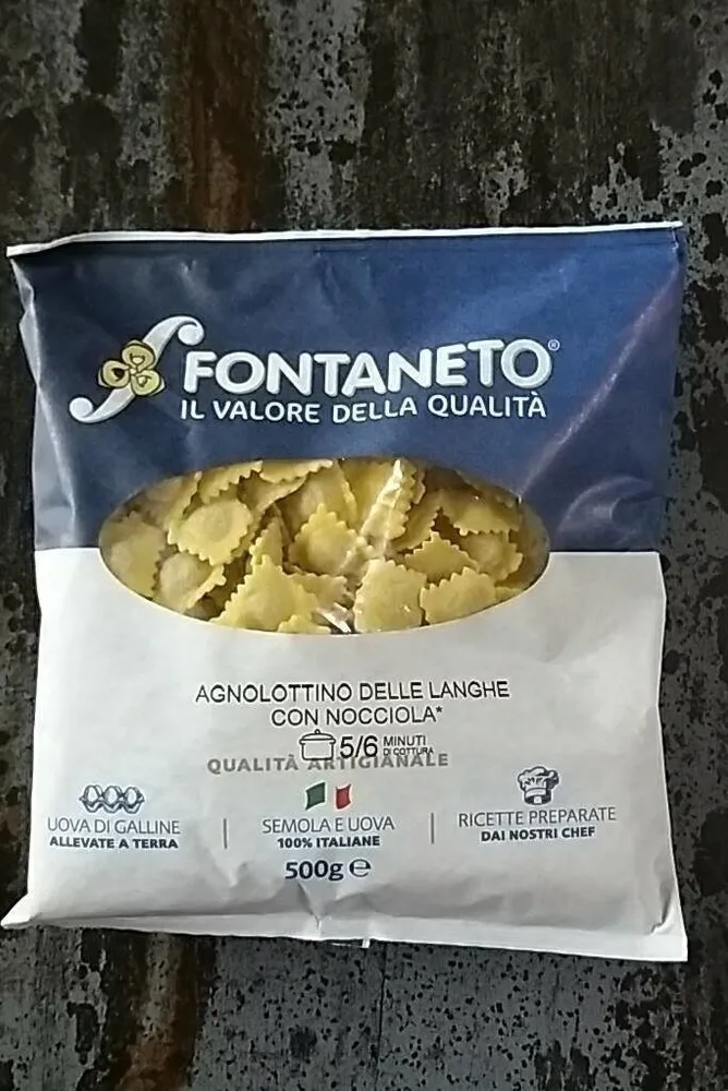 Agnolottino delle langhe con nocciola