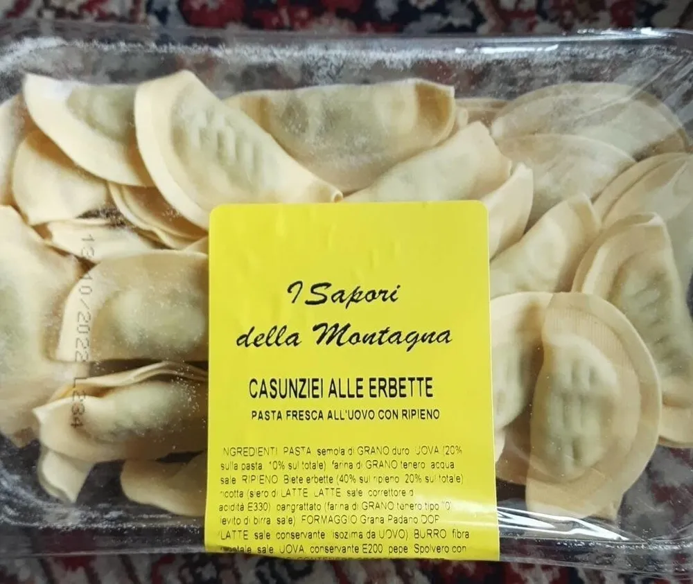 Casunziei alle erbette