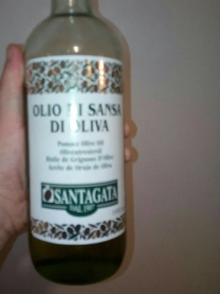 Olio di sansa di olivia