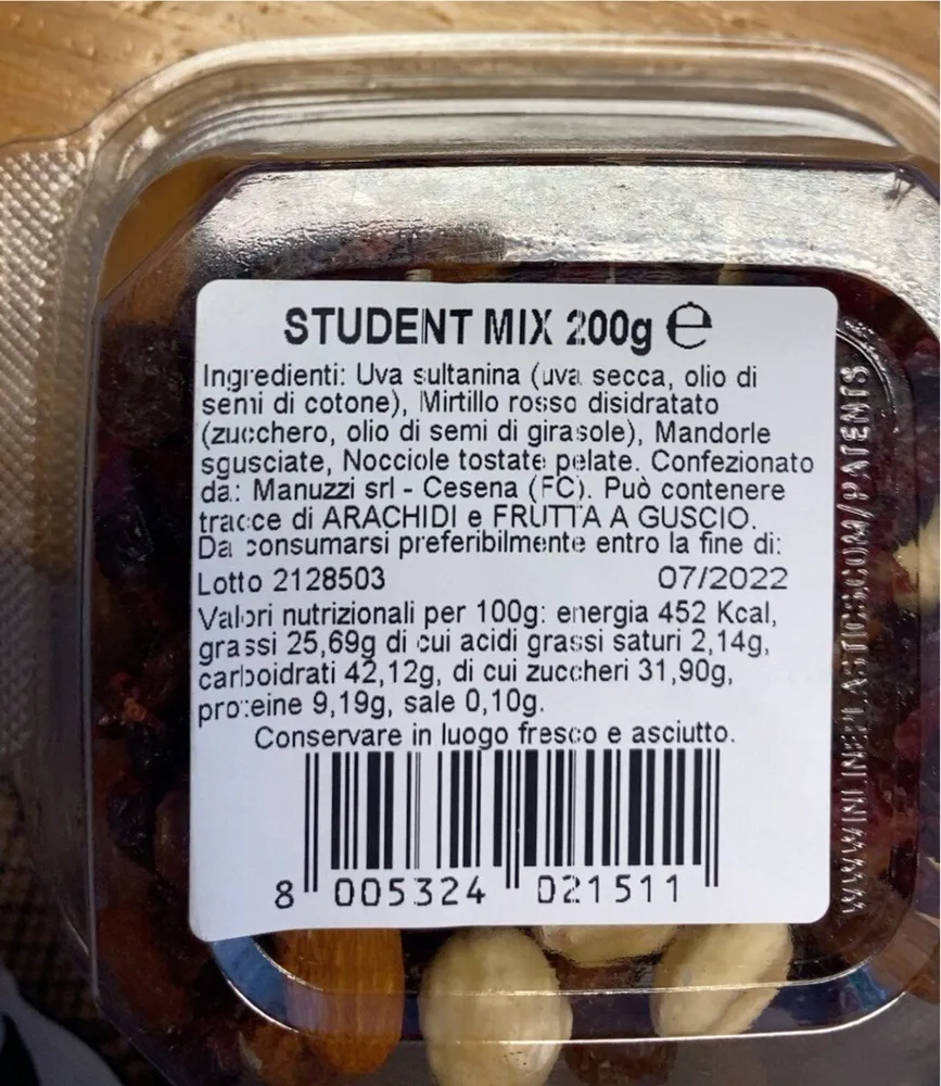Student mix 200g