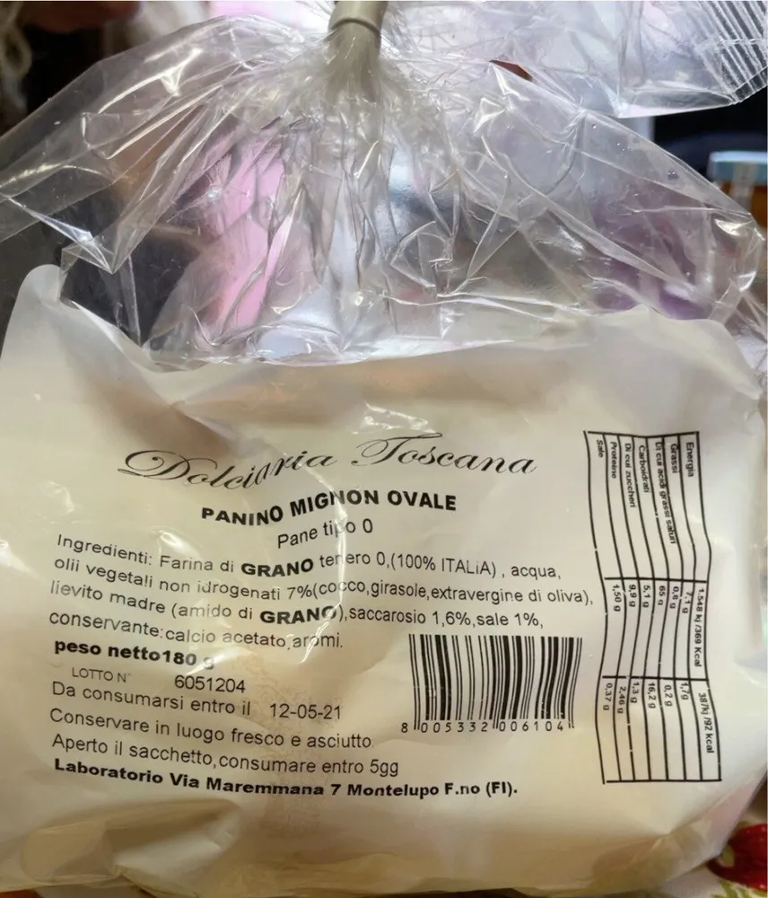 Panino mignon ovale