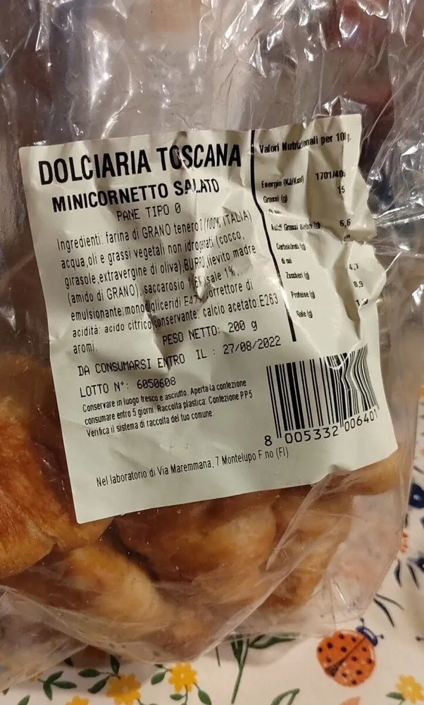 Minicornetto salato