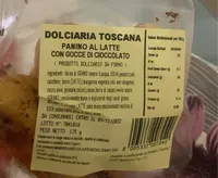 Panino al latte con gocce di cioccolato