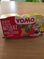 Yogurt intero con ananas