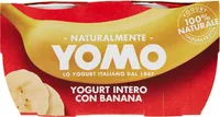 Yogurt intero con banana