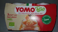 Yaourt au lait entier et miel