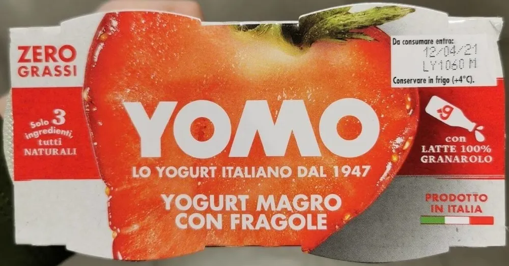 Yogurt magro alle fragole