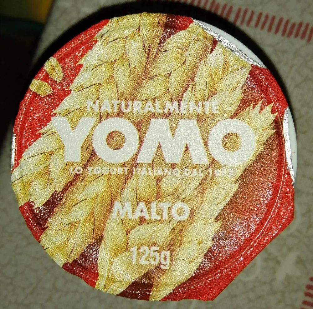 Yogurt intero con malto