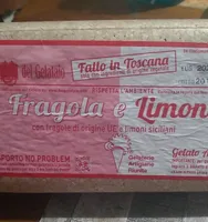 Gelato Artigianale Fragola e Limone